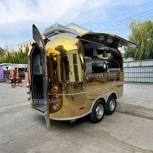 New Fashion Horse Churros Cart Design Fast Trailer <b>Mobile</b> <b>Kitchen</b> Food Truck Coffee Van - Product Image 5