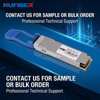 QSFP28 100G 850nm SR4 LR4 ER4 ZR4 MPO LC Modul Transceiver Optik SFP Kompatibel FTTX