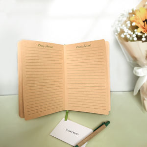 Carta Kraft Cover Notebook formato A5 con penna - Product Image 4