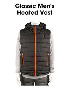 Gilet chauffant intelligent automne-hiver pour hommes, veste USB chaude thermique d'extérieur, manteau chauffant pour hommes - Product Image 6