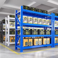 Fabricant chinois de plateformes de stockage métalliques en mezzanine, rayonnages d'entrepôt en acier robuste avec accès par escalier, 5 niveaux