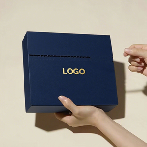 Nâu kraft giấy gửi thư Carton tự dính Tear Strip vận chuyển dây kéo Hộp Quà Tặng cứng nhắc vận chuyển box với Tear Strip - Product Image 3