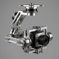 Support de caméra léger en aluminium pour drone, stabilisateur de vol usiné CNC pour l'imagerie aérienne