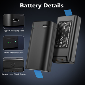 Paquete de 2 Baterías Recargables de 10000mAh para Altavoz Portátil PartyBox Club 120 en Stock - Product Image 3