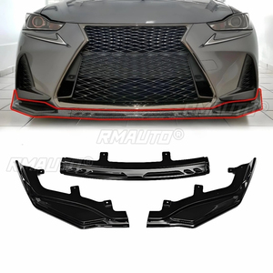 For Lexus IS250 IS300 IS350 F Sport 2017-2020 Car Front Bumper Lip <b>Splitter</b> Body Kit Bumper Guard Protector Cover Accessories - Product Image 2