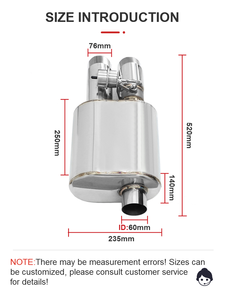 SYPESカーユニバーサルバルブ式マフラー真空リモコンBORLA/REMUS湾曲ノズル排気パイプ2/2.5/3インチ63/76mm - Product Image 3