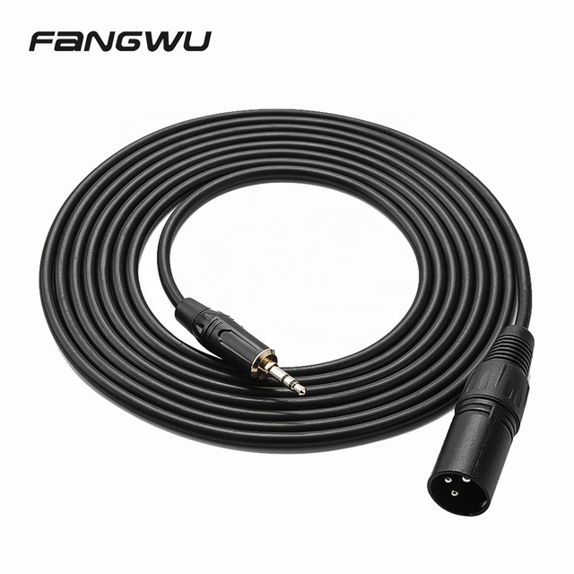 XLR Female to AUX 1/4 Inch Male Jack Lead Microphone Mic Audio Balanced Cable