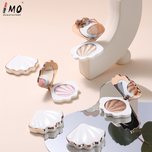 Poudre illuminatrice en compact Orbis en stock, palette de contouring éclaircissante pour le visage, paillettes nacrées, ombre nasale diamantée gingembre, sans logo - Product Image 2