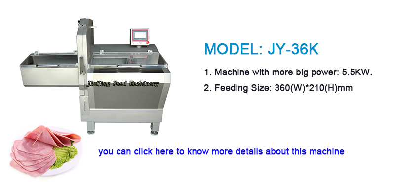 JY-17K Easy operate automatic frozen meat slicing machine /machine for cutting meat