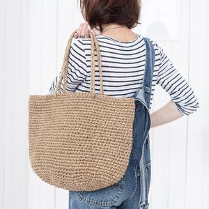 Bolso de hombro de yute de ganchillo Romar/bolso de mano/bolso de compras bolsas de Yute natural hechas en Vietnam - Product Image 2