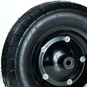 <span class=keywords><strong>Roue</strong></span> en caoutchouc pneumatique de haute qualité 4.00-8 avec jante en acier et roulement à billes nouvelle <span class=keywords><strong>roue</strong></span> Full Air en fer <span class=keywords><strong>pour</strong></span> <span class=keywords><strong>brouette</strong></span> 400-8 - Product Image 4