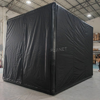 Utilisation populaire pour le simulateur de golf gonflable de club, dôme, tente cube, cage de frappe gonflable pour simulateur de golf