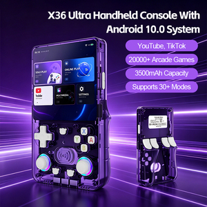 เครื่องเล่นเกมพกพา Qbuy X36 ultra หน้าจอ 4.2 นิ้ว รองรับ WIFI เล่นเกมออนไลน์ ระบบ Android 10 แบตเตอรี่ 3500mah พร้อมใช้งาน YouTube, TikTok, <span class=keywords><strong>Facebook</strong></span> - Product Image 2