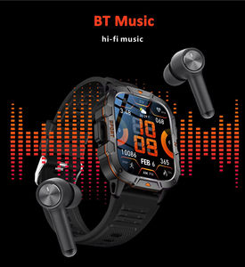 Montre connectée de sport en plein air QX12, Bluetooth, moniteur de fréquence cardiaque, étanche, écran TFT, montre connectée - Product Image 2