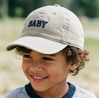 Sombrero lavado personalizado para bebés y niños, gorra de béisbol bordada personalizada, recuerdos de fiesta para niños y niñas