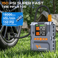 Démarreur de Voiture Portable 12V avec Pompe à Air Intégrée et Chargeur Booster pour Pneus
