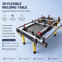 Plateforme de soudage 3D flexible de haute précision, table de soudage modulaire en fonte pour soudage manuel et robotisé