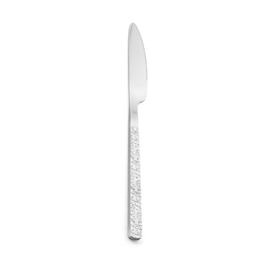 Set da Pranzo in Acciaio Inossidabile Stile Occidentale con Manici Goffrati a Motivo Roccioso Retrò e Lussuoso, Adatto per Dessert e Uso Domestico - Product Image 4