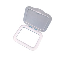 Bouchons anti-poussière en plastique pour lingettes humides, format mini, à ouverture par traction, avec clip de scellage pour gants en nitrile, pour bouteilles d'emballage à capuchon rabattable de forme spéciale