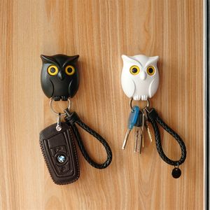 Promotional New Magnetic Attraction Owl Wink <b>Hook</b> Traceless Storage Key Holder Cute Wall Mounted Kitchen & Bathroom - Product Image 4
