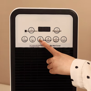 Ventilateur rafraîchisseur d'air portable, ventilateur de refroidissement par <span class=keywords><strong>eau</strong></span>, climatiseur évaporatif, ventilateur puissant pour la maison, le dortoir et l'usage industriel - Product Image 4