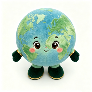 Peluche personnalisée de la Terre, peluche globe, peluche planète Terre, peluche Terre - Product Image 4