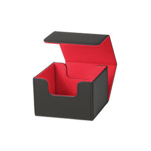 Boîte de rangement pour cartes de jeu en cuir PU, 100 cartes, logo personnalisé, premium, magnétique, blocage RFID, pour cartes à collectionner TCG, pour YuGiOh - Product Image 6