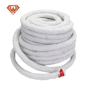 Ceramic Fibre Round Rope 32mm Ceramic Braided Packing Rope With SS