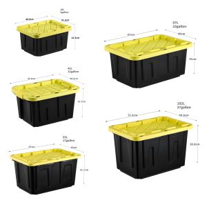 Caja <span class=keywords><strong>de</strong></span> Almacenamiento <span class=keywords><strong>de</strong></span> Plástico <span class=keywords><strong>de</strong></span> Gran Tamaño, Tanque <span class=keywords><strong>de</strong></span> <span class=keywords><strong>Agua</strong></span> Multitamaño, Contenedor Extra Grande para Ropa y Juguetes, Organizador <span class=keywords><strong>de</strong></span> Gran Capacidad, <span class=keywords><strong>Cisterna</strong></span> Grande <span class=keywords><strong>de</strong></span> 27 Galones - Product Image 4