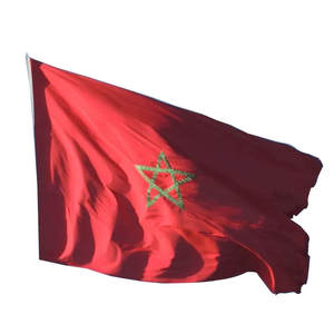 Drapeaux de tous les pays du <span class=keywords><strong>Maroc</strong></span> en gros à bas prix, drapeau national personnalisé en polyester 3x5 pieds - Product Image 1