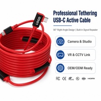 Câble d'extension USB-C actif d'usine 5 Gbit/s 10 Gbit/s, câbles de données professionnels pour station d'accueil d'appareil photo, longueur personnalisée OEM
