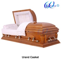 Artículos Funerarios, Ataúdes y Féretros para Adultos, Ataúdes de Madera Estilo Americano Importados de Italia, de Paulownia, para Funeral