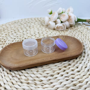 Pot en plastique PP à paroi simple blanc de 20g à 200g avec couvercle à vis, logo personnalisé, soins de la peau - Product Image 4