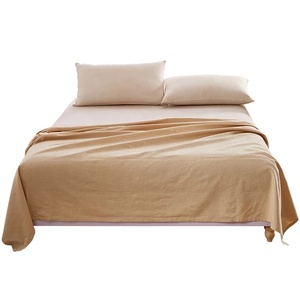 Onrays Personalizzata Singolo/Doppio 100% Cotone Organico Naturale <span class=keywords><strong>di</strong></span> <span class=keywords><strong>Lino</strong></span> <span class=keywords><strong>di</strong></span> Canapa Letto Foglio - Product Image 3