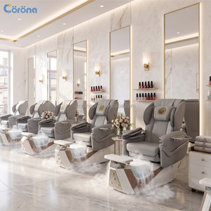 Muebles para Salón de Uñas, Silla de Pedicura Profesional Multifuncional de Lujo con Terapia de Vapor - Product Image 1