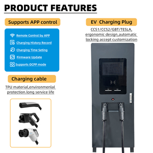 Nuova Stazione di Ricarica Commerciale Deedian DC <span class=keywords><strong>GBT</strong></span>/CCS2 120KW a Pavimento, Controllo WiFi APP OCPP1.6J, Cavo da 5M per Ricarica Rapida EV - Product Image 3