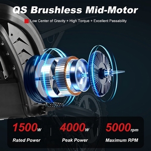Nouveau modèle 2026 – Moto tout-terrain électrique 60V 4000W pour adultes, avec moteur <span class=keywords><strong>à</strong></span> engrenages, haute vitesse, professionnelle, pour course hors route, type PitBike, pour jeunes - Product Image 4