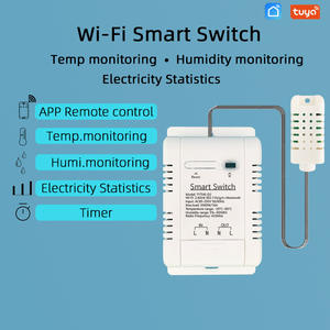 Controlador de Interruptor WIFI Tuya con Control Remoto Programable y Sensor Inteligente de Temperatura y Humedad E240 - Product Image 2