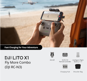 <span class=keywords><strong>Mini</strong></span> Dron Aéreo Lito X1 8K con GPS y Motor sin Escobillas para Principiantes, con Transmisión de Larga Distancia de 32 km, Giroscopio de 4 Ejes y Control Remoto de Plástico - Product Image 4