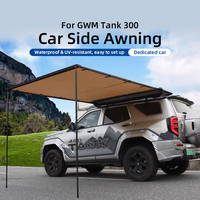 Tente de toit latérale pour GWM Tank 300 (2020-) – Protection UV, résistante à l'eau, en PU, abri de camping extérieur, fixation sur plateforme de toit