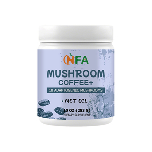 OEM ODM Mushroom Coffee Powder with Mushroom Blend Instant Arabica Coffee Support Gut Brain Health Energy Immunity Focus Mood - Product Image 1