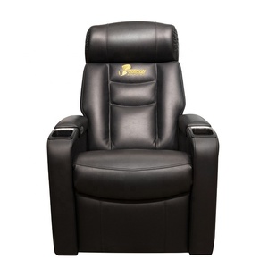Asiento Reclinable Vibrador de Cine Moderno, Personalizado, Funcional, de Cuero Genuino, VIP-01-V - Product Image 1
