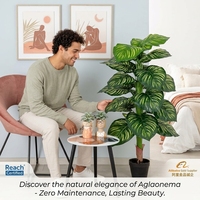 Palmier Artificielle Anti UV Faux Plante Ficus Grand Bananier Artificiel Arbre Artificiel Bonsaï Tropical Jungle Arbre Artificiel
