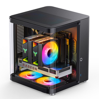 ITX 2025-DIY I7/I9/Ultra7 Gen Small Desktops Computer Gaming Case Itx R5/R7/R9 /R5 9600X RTX4060 Gaming Mini Pc Convenient Move