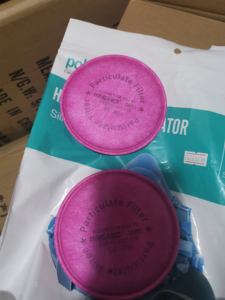 SAFETREE CE EN140 EN14387 Demi masque respiratoire avec double cartouches ou filtres - Product Image 2