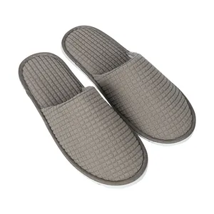 Hotel Spa Slippers Soft Hotel Slippers Fleece Washable Reusable House Slippers