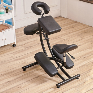 Fauteuil de massage pliable HICOMED D901 en PU, design contemporain, structure en acier inoxydable, portable, réglable, pour salon de beauté. - Product Image 3
