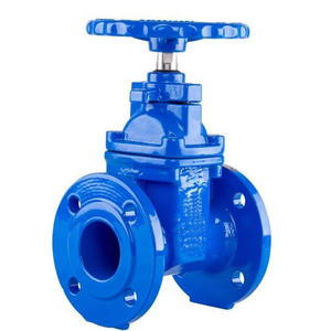ประตูน้ำเหล็กดัดแบบมีหน้าแปลน DN100 PN16 พร้อมก้านแบบยืดหยุ่นและซีลนุ่ม - Product Image 2