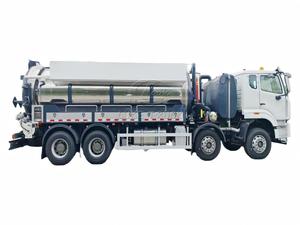 Sinotruk HOWO 8*4 Vactor Water Recycler SS Sewage Tank HPP Pompe haute pression électrique et télécommandée - Product Image 4