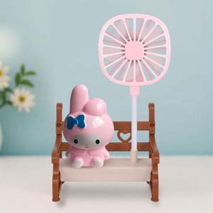 Venta Caliente, Venta al por Mayor Directa de Fábrica, Silla Personalizada con Diseño de My Melody, Ventilador de 3 Velocidades, Batería de Litio de 500 mAh - Product Image 6